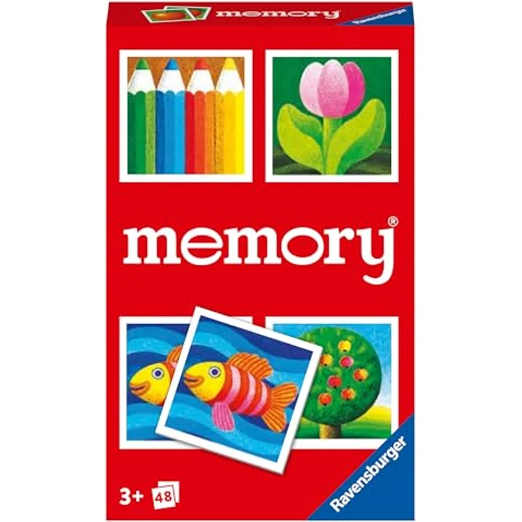 Ravensburger Kinder memory®, Merkspiel für 2-6 Spieler, für Kinder ab 3 Jahren, farbenfrohe Kartenpaare – Bild 2