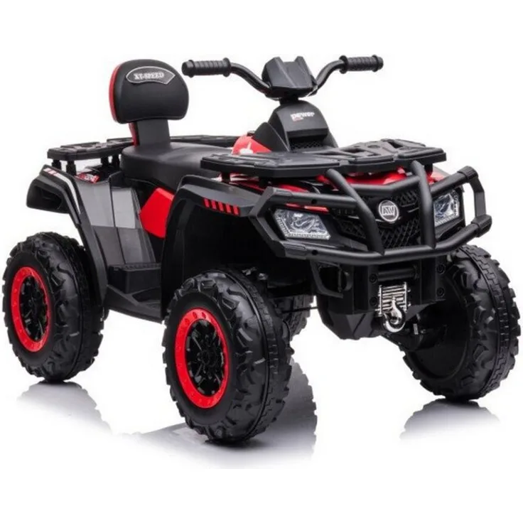 Wisam Quad-Batterie S615, Elektro-Kinderquad 24V in Rot mit einfacher Bedienung und durchdachter Ausstattung