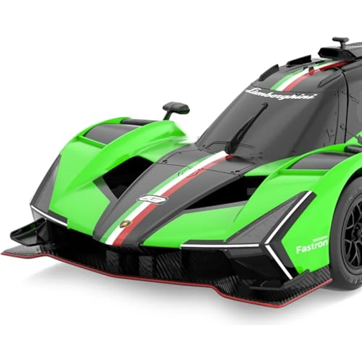 Jamara Germany Lamborghini SC63 LMDH 1:24 grün 2,4GHz, Offiziell lizensiertes Deluxe Car Modell, Roboterlackierung, bis zu 9 Km/h Geschwindigkeit – Bild 5