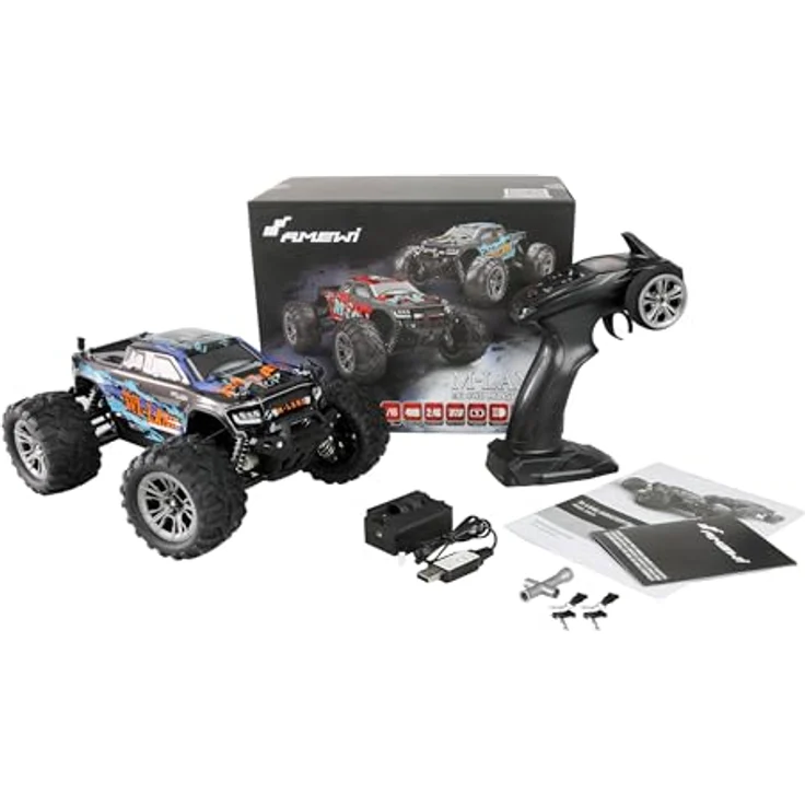 Amewi RC-Auto Monstertruck 1:16 RTR, 48km/h 4WD, LED-Beleuchtung, spritzwassergeschützt – Bild 2