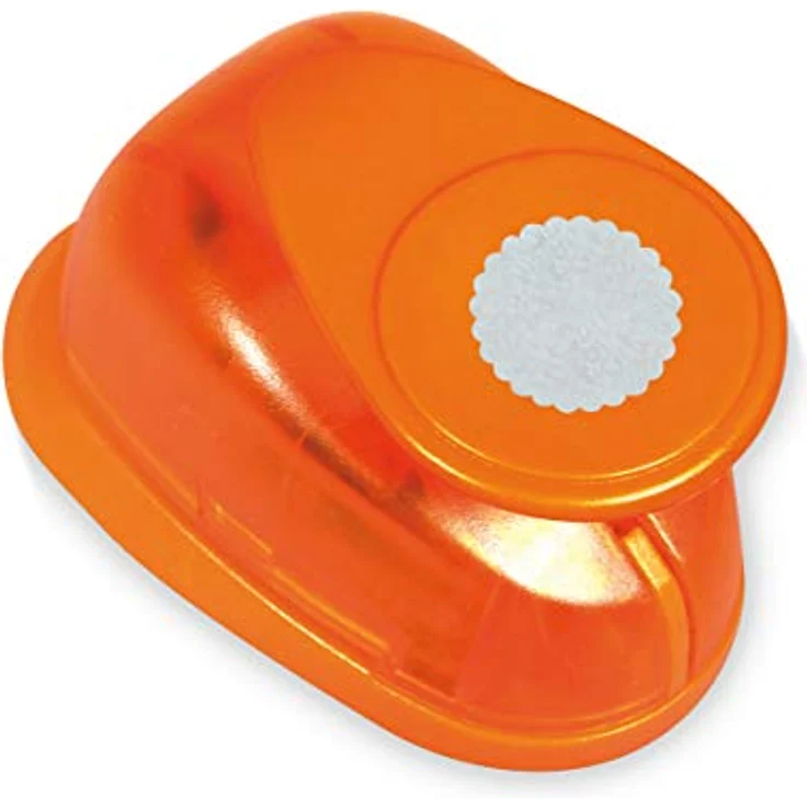 Rayher Hobby 8964300 Motivstanzer Rund/Kreis, mit Zierrand, 6,35cm- 2,5 Zoll, geeignet für Papier/Karton – Bild 4