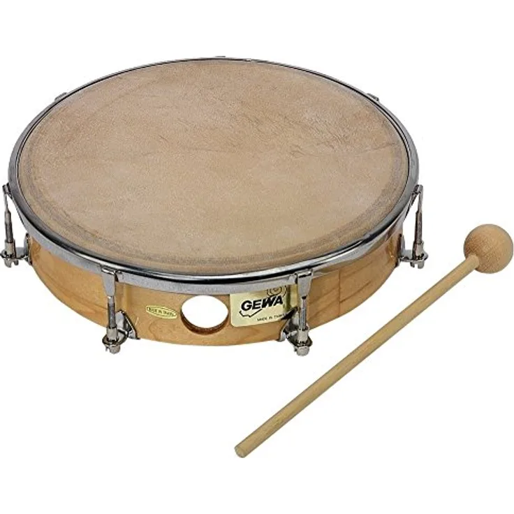 Gewa 841160 Traditionell stimmbar Tambourin, 30,5 cm (12 Zoll)