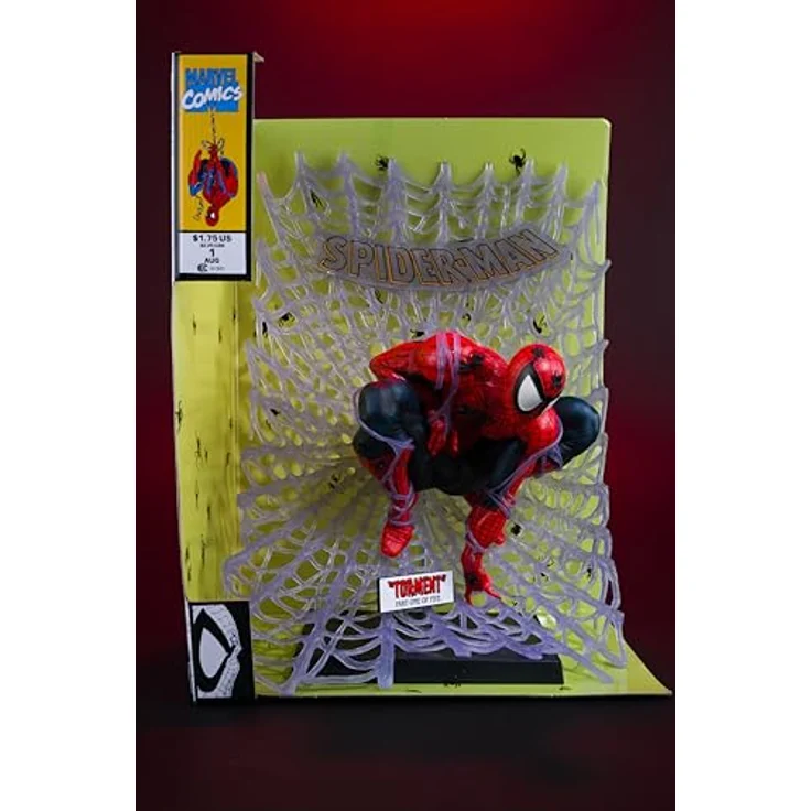 McFarlane Marvel Collection PVC Statue 1/6 Spider-Man #1, 28 cm mit Diorama-Base und Comic (englisch) – Bild 10
