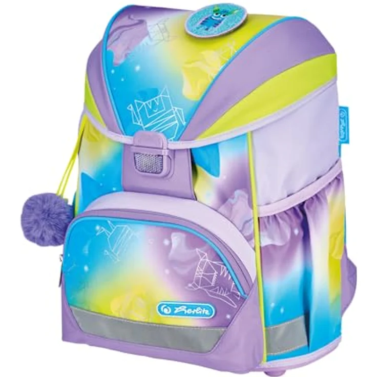 Herlitz Little Monster Ultralight XL, Ergonomischer Schulranzen Set 6-teilig für 1. Klasse, 22 L, Wasserabweisend, inkl. Etui und Sportbeutel – Bild 2