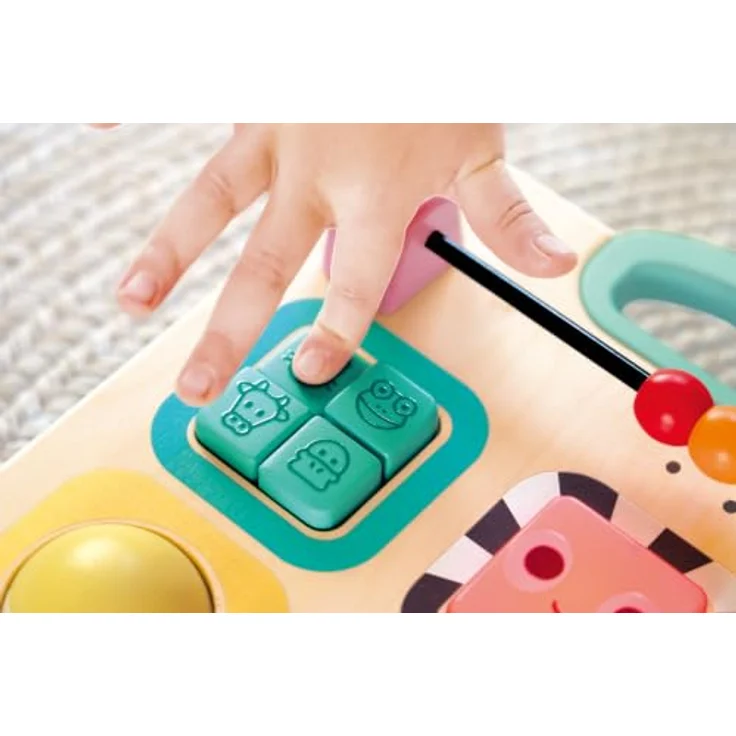 Hape Grow-With-Me Baby Walker, Baby-Lauflernwagen mit abnehmbarem Aktivitätspanel, unterstützt Gleichgewicht und frühes Laufen, geeignet ab 6 Monaten – Bild 9