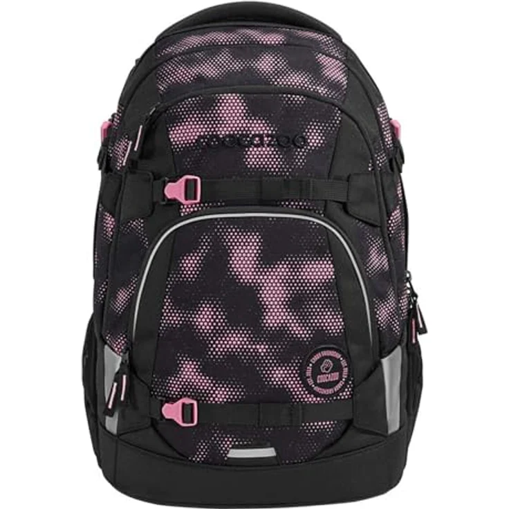 coocazoo Schulrucksack Mate, 100% PFC-frei und bluesign-zertifiziert, in Schwarz – Bild 5