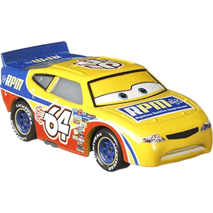 Disney Cars Winford Bradford Rutherford GCC60, Die-Cast Spielzeug-Rennwagen im Maßstab 1:55, für Kinder ab 3 Jahren