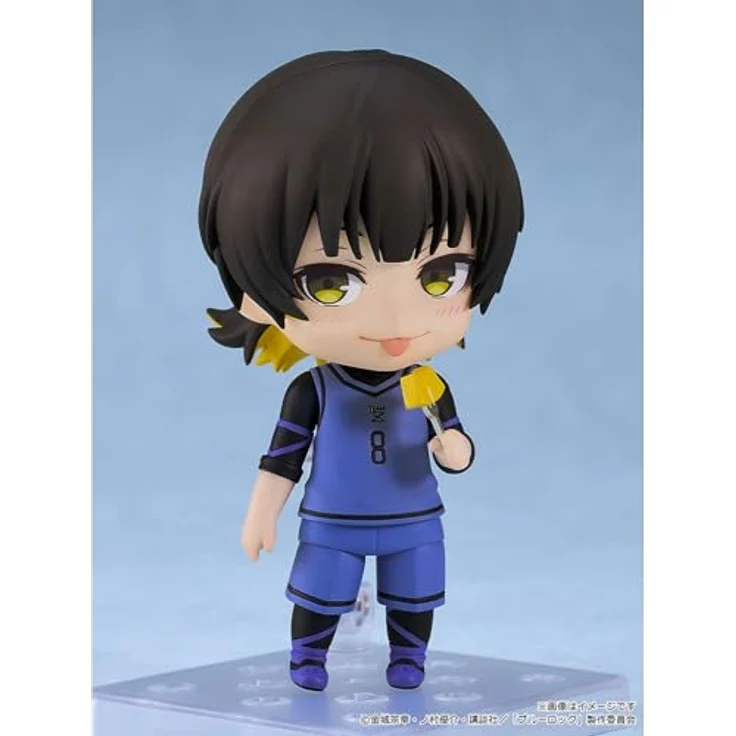 Orange Rouge Blue Lock Nendoroid Actionfigur Bachira Meguru, 10 cm, detailreich, aus Kunststoff, inkl. Fensterbox – Bild 4