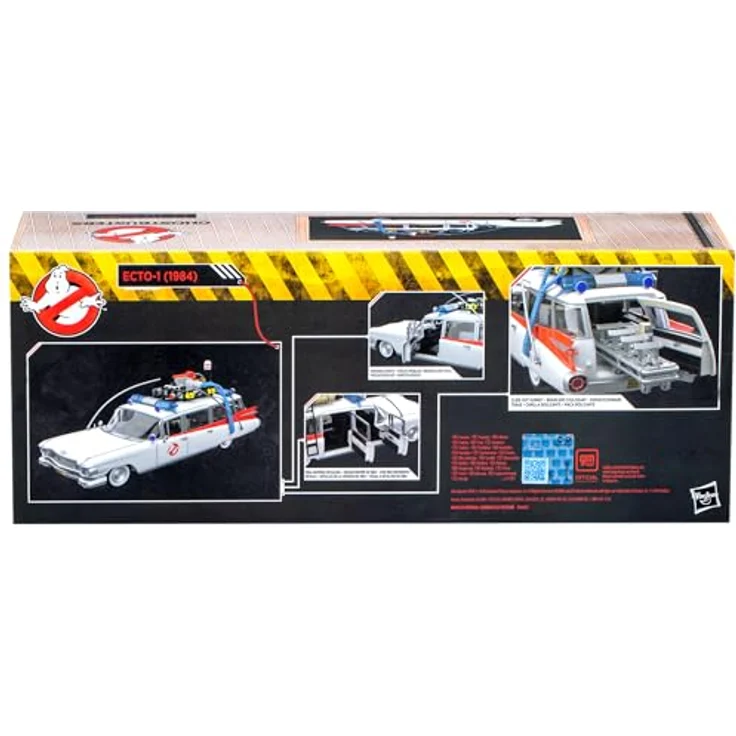 Hasbro Ghostbusters Plasma Series Ecto-1 (1984), Spielzeugfahrzeug mit beweglichen Rädern und öffnenden Türen, kompatibel mit 9,5 cm Actionfiguren – Bild 15