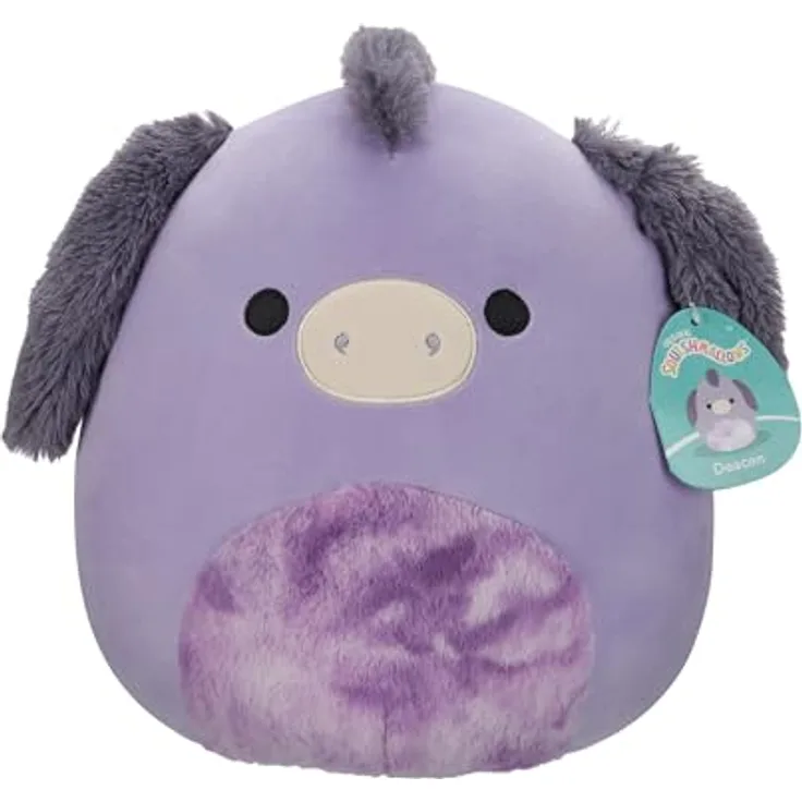 Squishmallows SQCR05425 - Deacon der lila Esel 30 cm, superweiches Kuscheltier von Squishmallows
