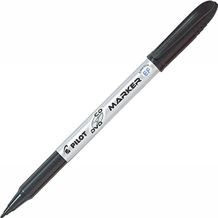 Pilot Pen Permanentmarker CD/DVD Marker Begreen extra fein schwarz, wasserfest, 84% recyceltes Material – Bild 2