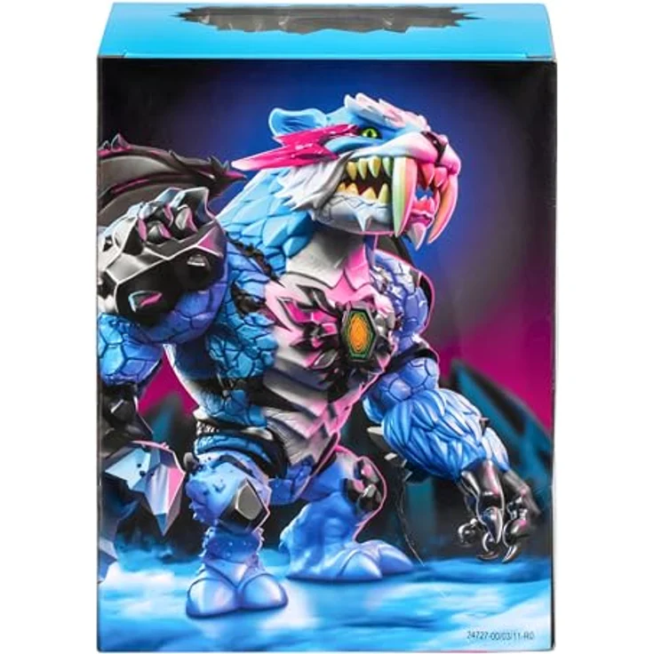 Moose Mr. Beast Figur Tiger, 16 cm Sammelfigur mit 13 beweglichen Gelenken, inklusive Premium-Präsentierbox – Bild 6