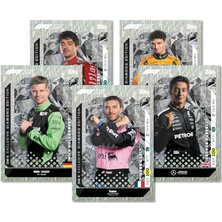 Topps Turbo Attax Formel 1 TC 2025, MEGA TINS Diamond Edition, Kartenspiel mit limitierten Sammelkarten – Bild 3