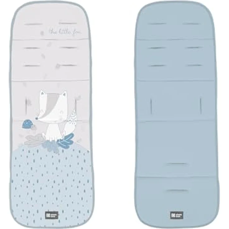 Kikkaboo Kinderwagen-Einlage Kindermotive, beidseitig verwendbar, Sitzauflage, Farbe:blau – Bild 2