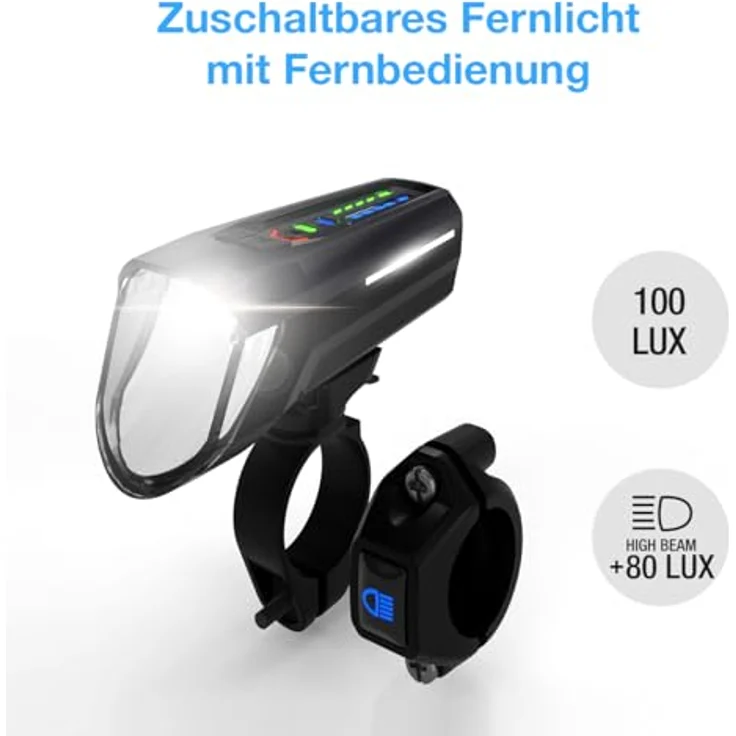 Fischer, Velolicht LED batteriebetrieben Schwarz – Bild 4