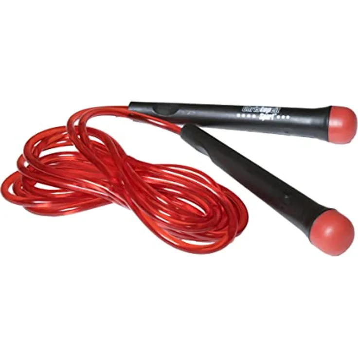 Christopeit Sport Springseil Speed - längenverstellbares Fitness-Seil bis 276 cm - Trainingsseil für Erwachsene aus PVC