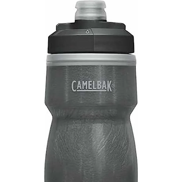 Camelbak Podium Chill Trinkflasche 620 ml - schwarz/silber. – Bild 5