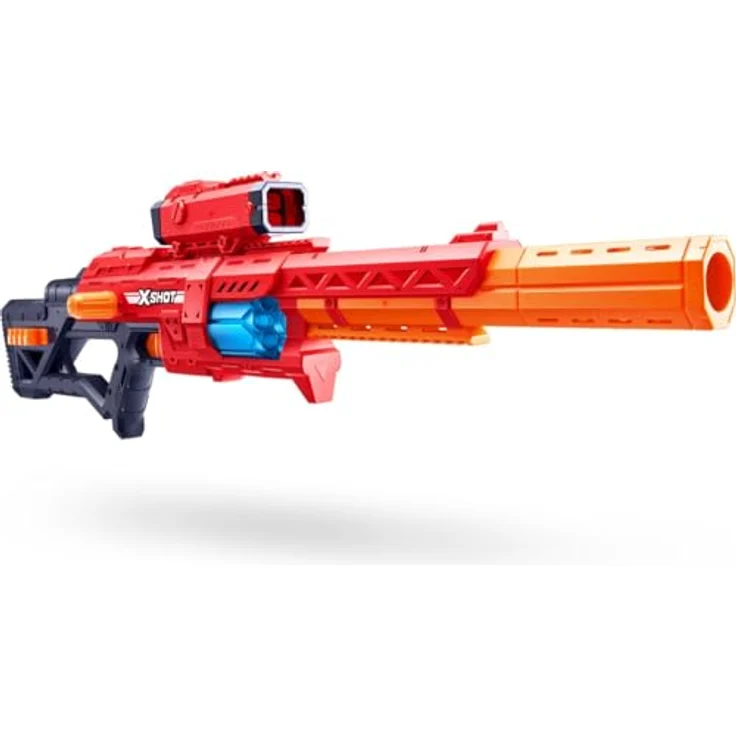 Zuru X-Shot Ranger X8 24 Dartgewehr, Blaster mit 27 m Reichweite, 8 Darts in Sekundenschnelle, 24 Dartpfeile mit Air Pocket-Technologie – Bild 3