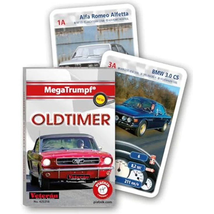 Piatnik 4253 - Quartett MegaTrumpf - Oldtimer, Kartenspiel – Bild 3