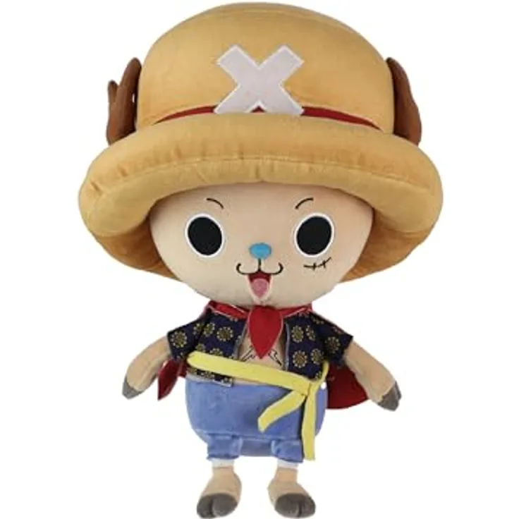 Sakami Merchandise One Piece Plüschfigur Chopper x Ruffy New World Ver., 25 cm, aus 100% Polyester, ideal für Sammler und Fans ab 3 Jahren