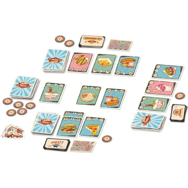 Sonstige Verlage Foodtruck Brettspiel – Streetfood-Familienspiel für 2-5 Spieler, ab 8 Jahren, Spieldauer 20+ Minuten – Bild 5
