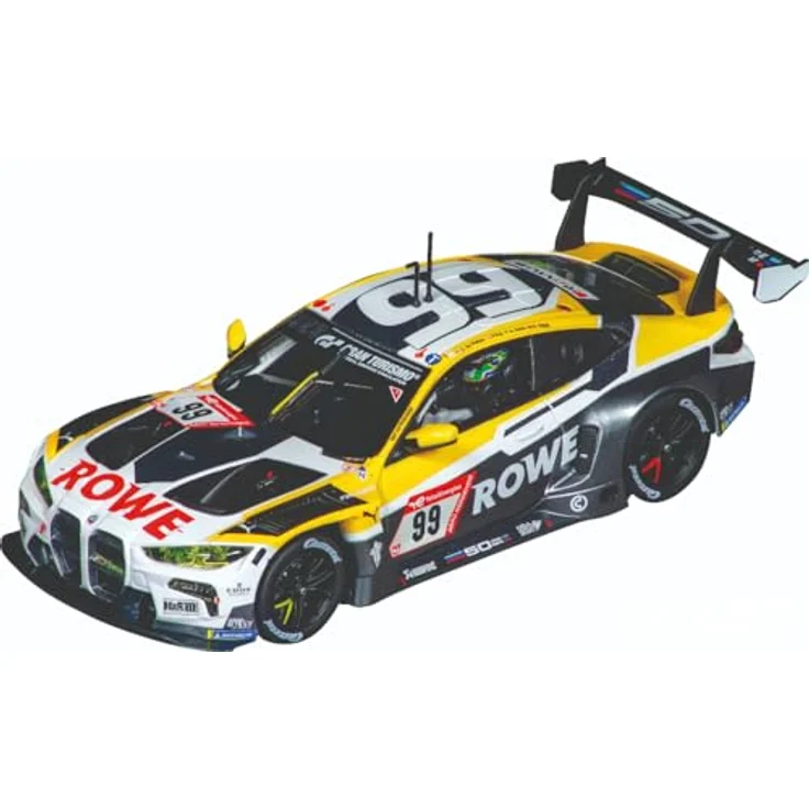 Carrera BMW M4 GT3 ROWE Racing, No.99, 1:50 Maßstab mit App-Steuerung, Front- und Rückleuchten, Automatische Streckenerkennung, DIY Einstellungen – Bild 2