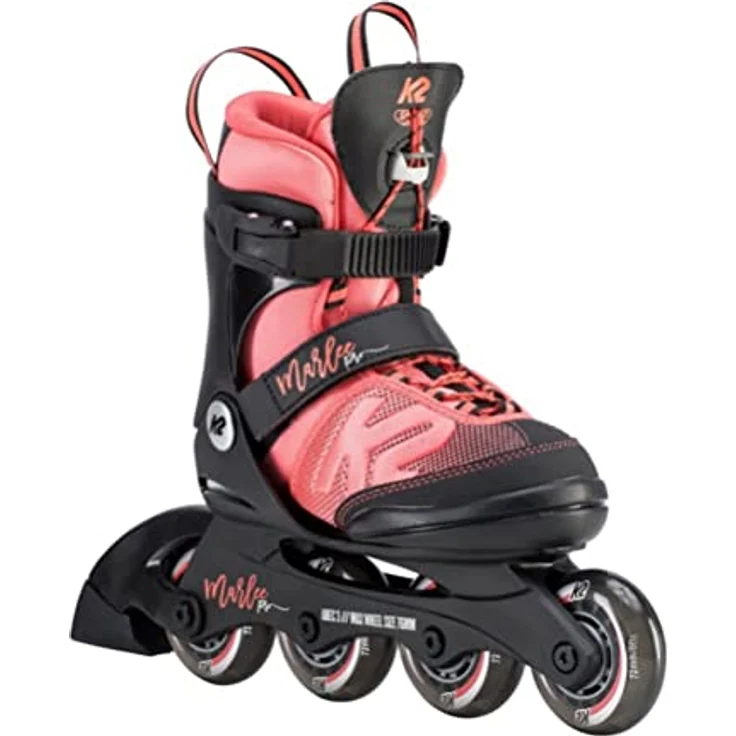 K2 Skates Mädchen Inline Skates MARLEE PRO, black - pink, verstellbar bis zu 5 Größen – Bild 1