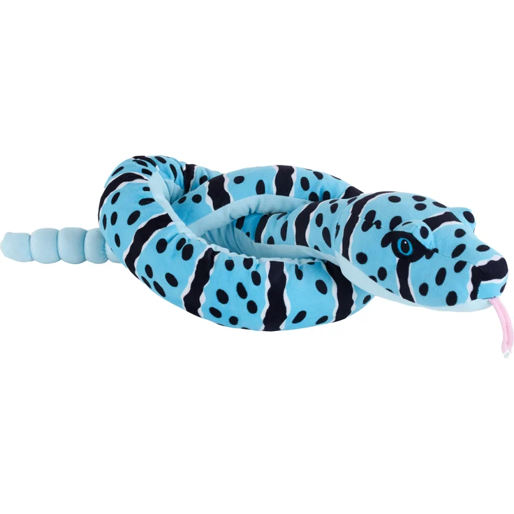 Wild Republic Snakesss, Kuscheltier Blaue Felsklapperschlange, extrem weich und liebevoll gestaltet