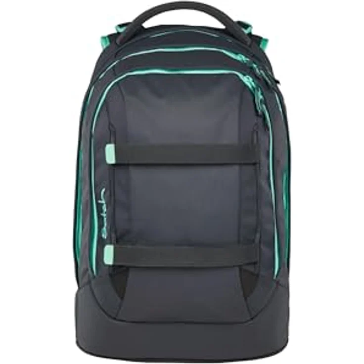 Satch Pack, Schulrucksack für die 5. Klasse, ergonomisch, 30L Stauraum, wasserabweisend, schwarz – Bild 1