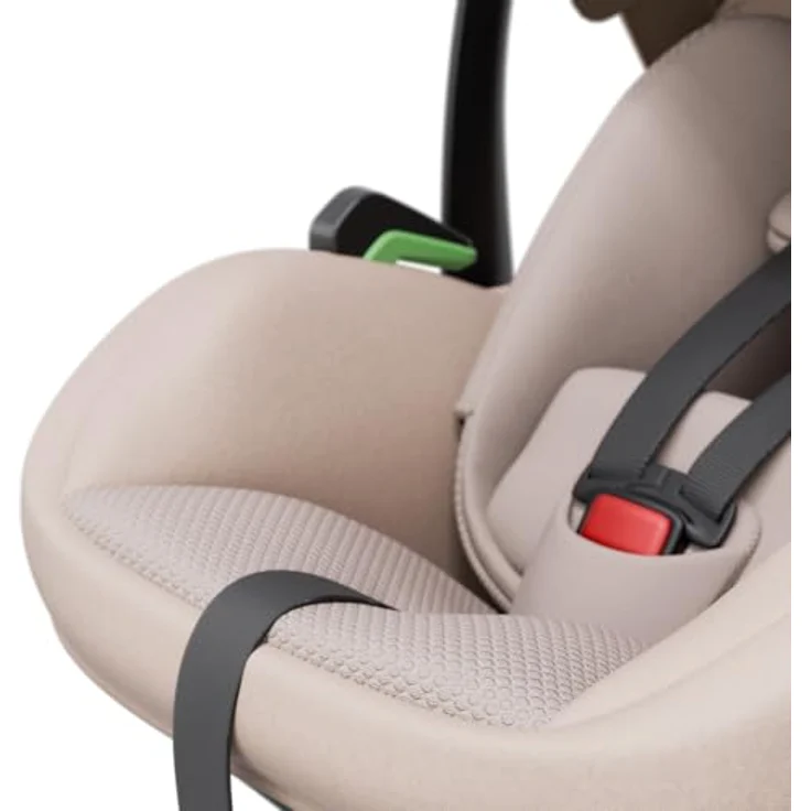 Avionaut Pixel 3 Babyschale, ultraleicht (40–86 cm), 24-fach anpassbare Neugeborenen-Einlage, EPP-Sicherheitschale, AirFlow-Polsterung, Beige – Bild 5