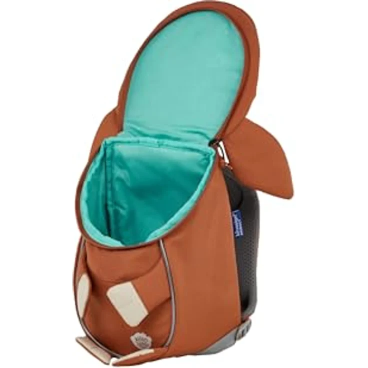 Affenzahn Kleiner Freund Kindergartenrucksack, 26 cm, braun, mit Brustgurt und praktischem Reißverschluss – Bild 6