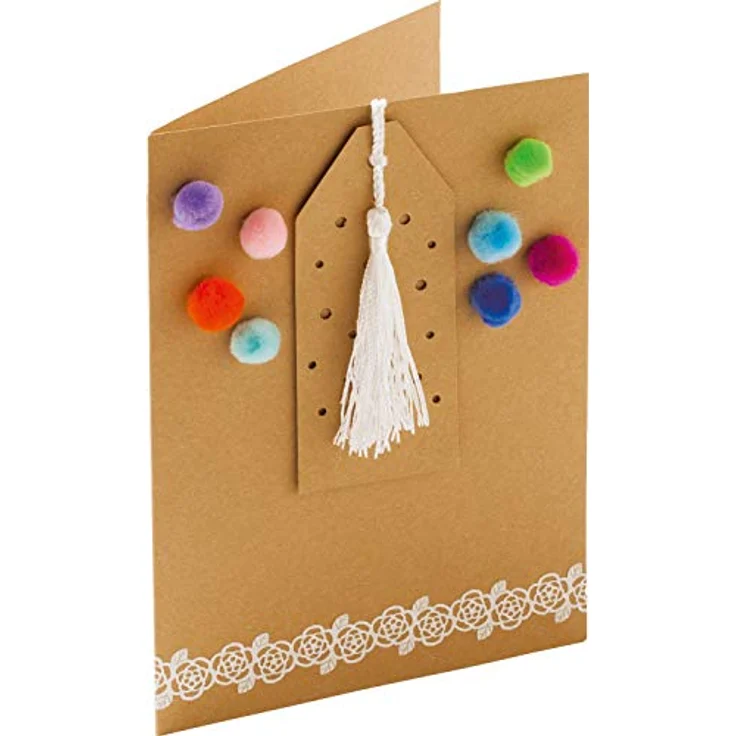 folia 692/4/98 - Kraftkarton natur, 230 g/m², DIN A4, 50 Blatt, zum individuellen Basteln und Gestalten von Grußkarten, Einladungen, Tischkarten, uvm. – Bild 2