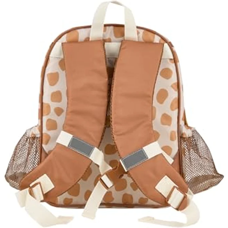 Sterntaler Mini-Rucksack Giraffe Kaya, Kindergartentasche mit Kühlfunktion, gelb, wasserabweisend, reflektierenden Elementen und Namensschild – Bild 3