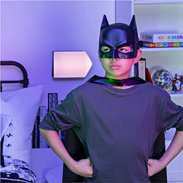 BATMAN DC Serien, Umhang und Masken-Set, Superhelden-Kostüm-Accessoires, Kinder Rollenspiel für Jungen und Mädchen im Alter von 3+ – Bild 3
