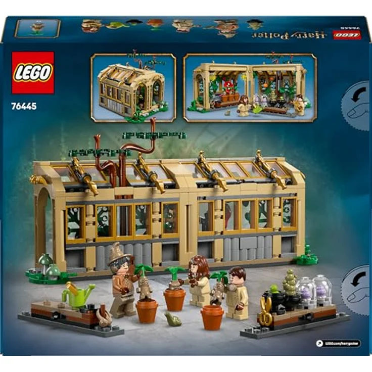 LEGO Harry Potter 76445, Kräuterkundeunterricht auf Schloss Hogwarts, 390-teilig für Kinder ab 8 Jahren – Bild 8
