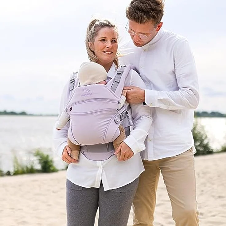 Manduca XT, All-in-One Babytrage mit patentierter Rückenverlängerung, 3 Tragepositionen, Bio-Baumwolle, in verschiedenen Farben erhältlich – Bild 7