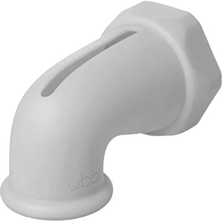 Ubbi Bath Spout Safety Guard, Soft Silicone Spout Cover for Baby Bath Time, Toddler Bath Essentials, Must Have Bath Time Accessory, Grey