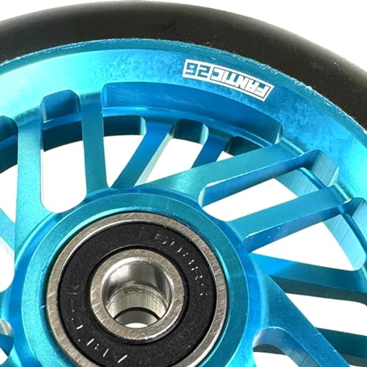 Fantic26 Stuntscooter Fantic26 Blade Hollow Stunt-Scooter Rolle 110mm Abec11 Türkis – Bild 2