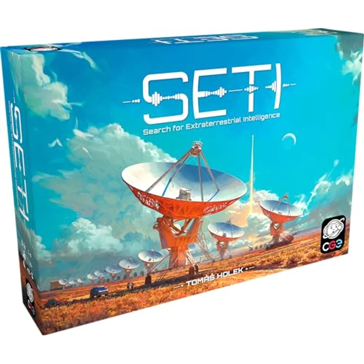 Czech Games Edition SETI: Search for Extraterrestrial Intelligence, Brettspiel für 1-4 Spieler, Englisch, ab 14 Jahren – Bild 1