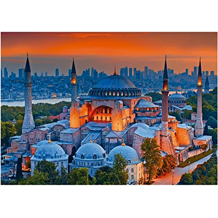 Educa Puzzle 1000 Teile, Blaue Moschee in Istanbul, FSC-zertifiziert, ab 14 Jahren, 68 x 48 cm – Bild 3