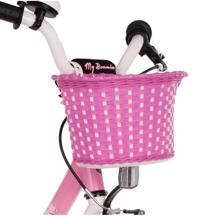 Bachtenkirch Kinderfahrrad "MY BONNIE" rosa/weiß, 1 Gang, mit Aluminiumfelgen und verstellbarem Sattel – Bild 3