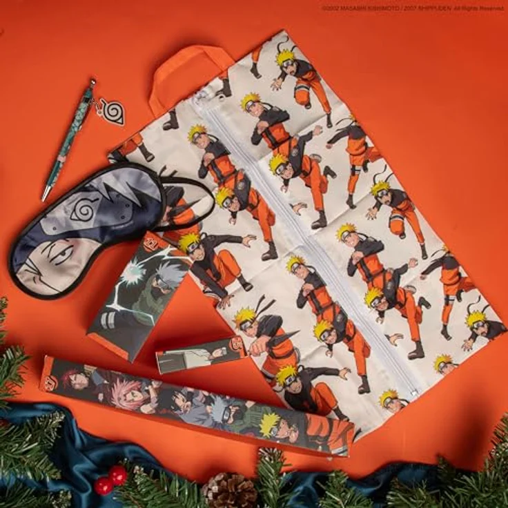 Cinereplicas Naruto Adventskalender Deluxe 2025, mit 24 exklusiven Geschenkartikeln, offiziell lizenziertes Merchandise für Fans und Sammler – Bild 8