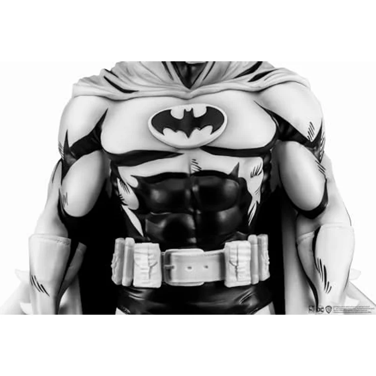 Pure Arts Batman PX PVC Statue 1/8 SDCC 2024, Black & White Version, ca. 27 cm, Sammelfigur mit ansprechender Base – Bild 4