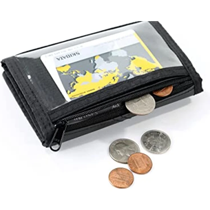 NITRO Wallet, Geldbörse für Kinder, Tough Black, mit Kleingeldfach, 2 Fächern für Scheine, 6 Kreditkartenfächern und Schlüsselring – Bild 7