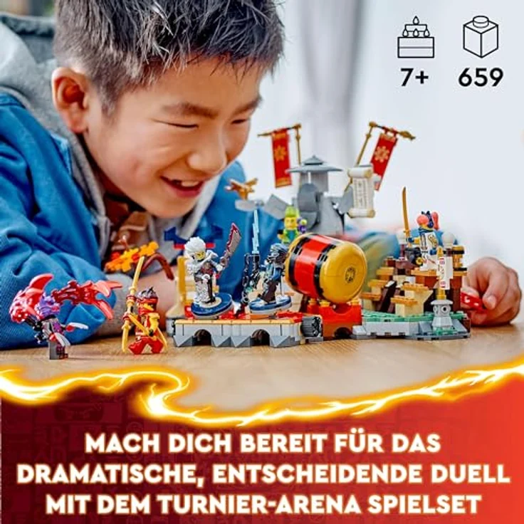 LEGO® Konstruktionsspielsteine Turnier-Arena (71818), LEGO Ninjago, (659 St), Made in Europe - Preisvergleich – Bild 4
