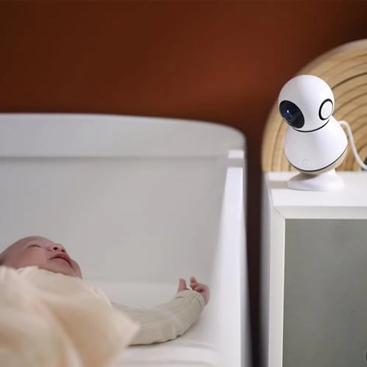 Maxi-Cosi MC See Baby Monitor Pro, Babyphone mit Kamera und Bewegungserkennung, 200 m Reichweite, einschließlich Schlaflieder und Temperaturüberwachung – Bild 9