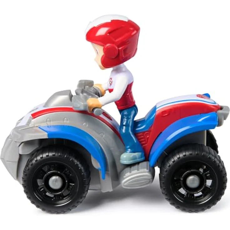 Spin Master PAW Patrol Ryder Spielzeug-Auto, 13 cm Rettungs-Quad aus recyceltem Kunststoff, inklusive Ryder-Figur – Bild 5