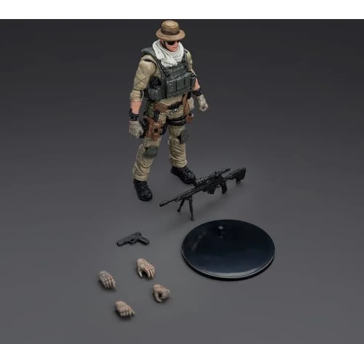 Joy Toy Hardcore Coldplay Actionfigur 1/18 U.S. Army Delta Assault Squad Sniper, beweglich, 11 cm, Zubehör enthalten – Bild 9