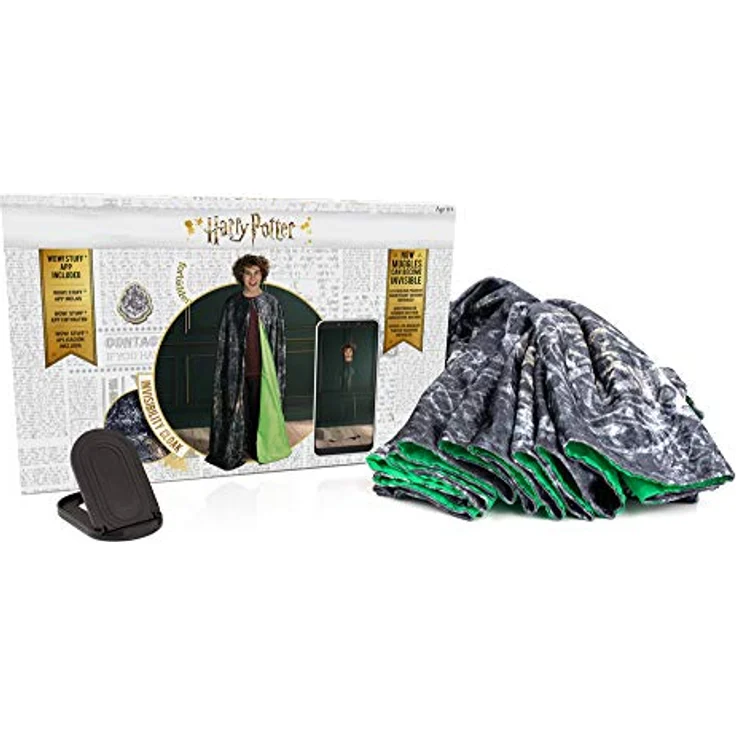 WOW! PODS Harry Potter Tarnmantel Deluxe Erwachsene, unsichtbares Kostüm mit Smartphone-App für Filmanimationen, für Fans ab 8 Jahren – Bild 1