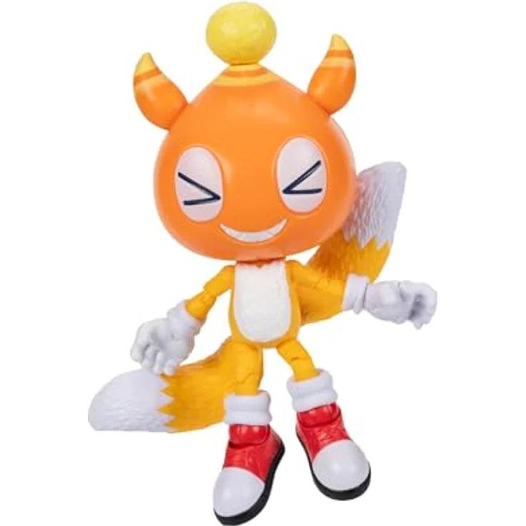 Jakks Pacific Tails Figur, gelenkte Actionfigur aus dem Sonic-Universum, ca. 13 cm groß – Bild 3
